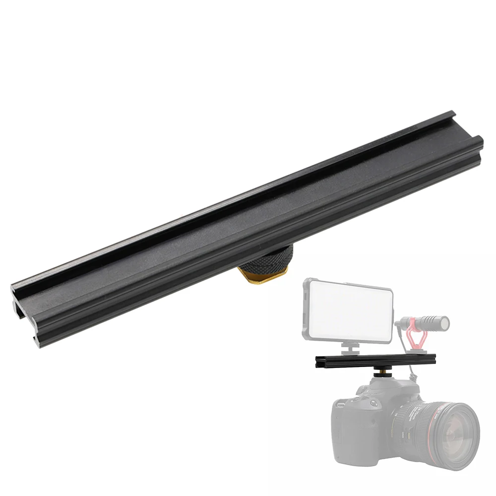 Travor Camera Extension Rail Handheld Bracket Bar Carrying Elements for On-Camera Video Light Ring Microphone | Электроника