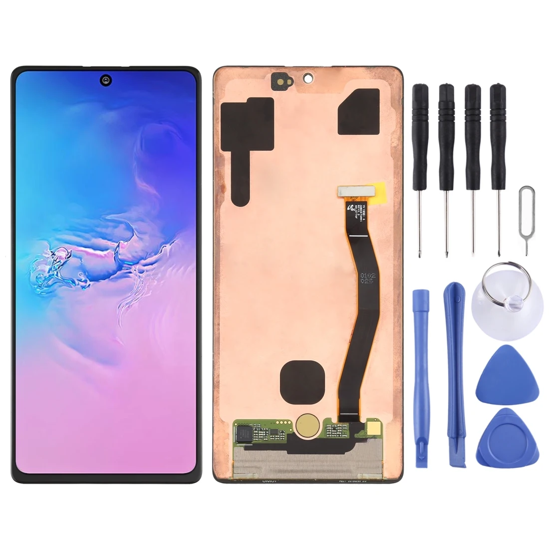 IPartsBuy-pantalla LCD para Samsung Galaxy S10 Lite, montaje completo de digitalizador-0