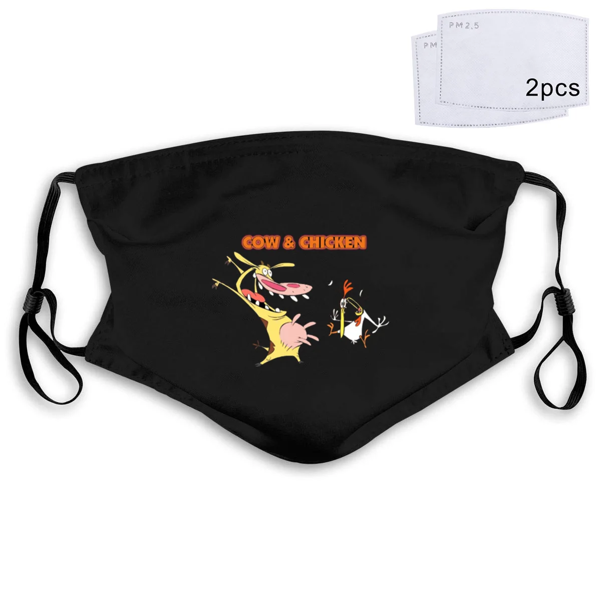 

Cow And Chicken Cartoon Mask