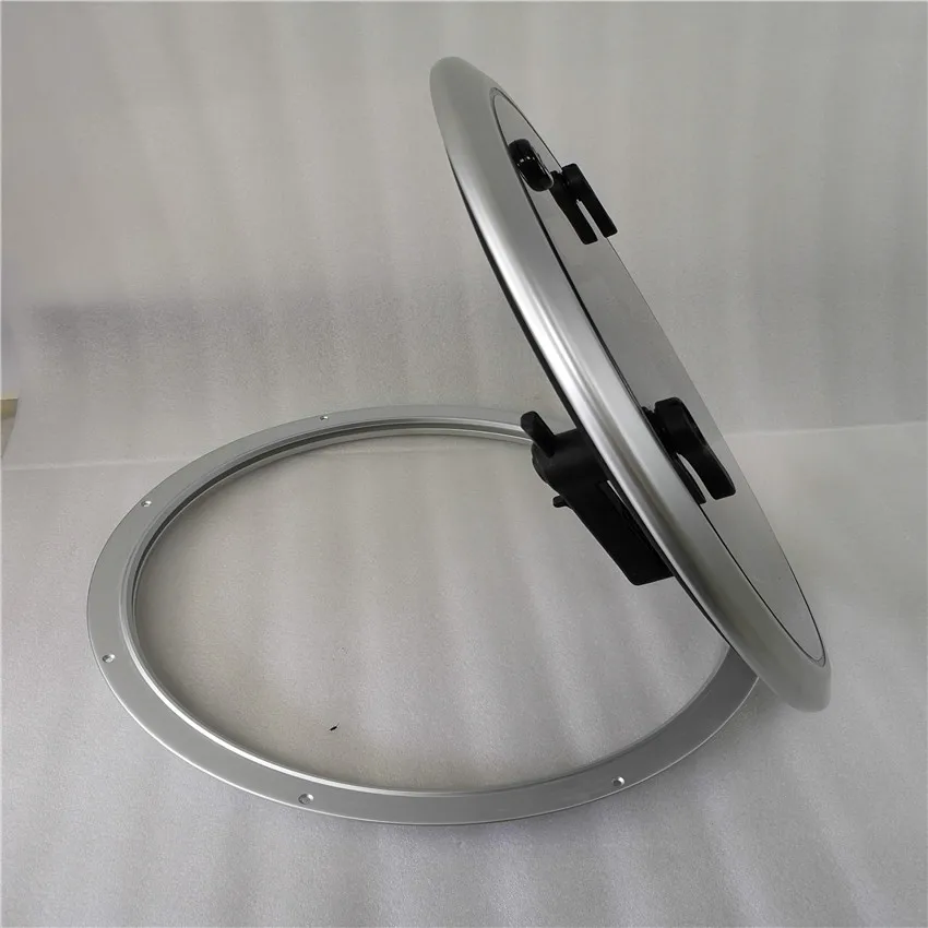 Алюминиевое круглое палубное окно для люка с закаленным стеклом 6 размеров