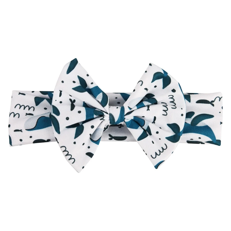 

2 шт., детские повязки на голову с цветочным принтом