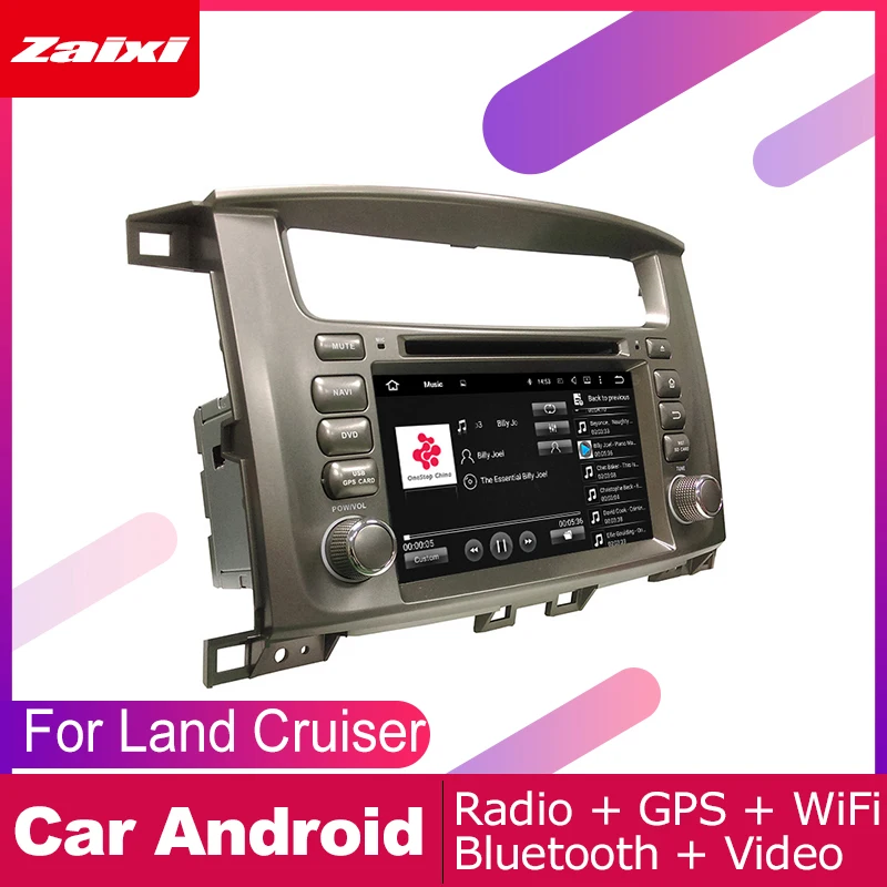 Автомобильные аксессуары для Toyota Land Cruiser 100 2002 2008 Android GPS навигация DVD