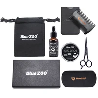7 in 1 beard set for grooming and care set for men with brown as described