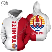 newfashion tahiti country art flag tribal culture retro streetwear tracksuit menwomen pullover 3dprint funny casual hoodies d 3