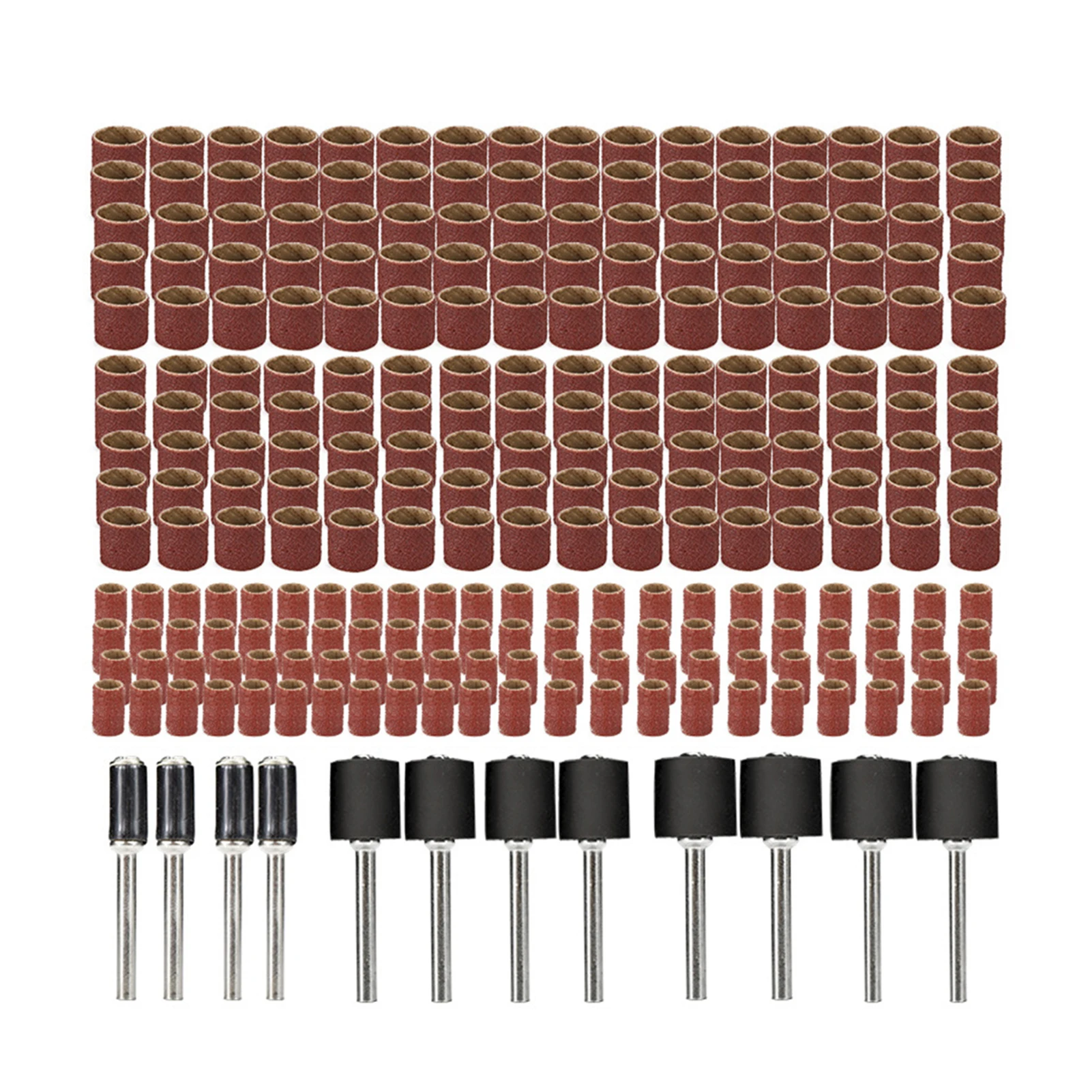 

67Pcs/252Pcs Sand Paper Drum Sander Set Sanding Drum Kit Including 240PCS Drum Sander Sanding Sleeves 12PCS Drum Mandrel