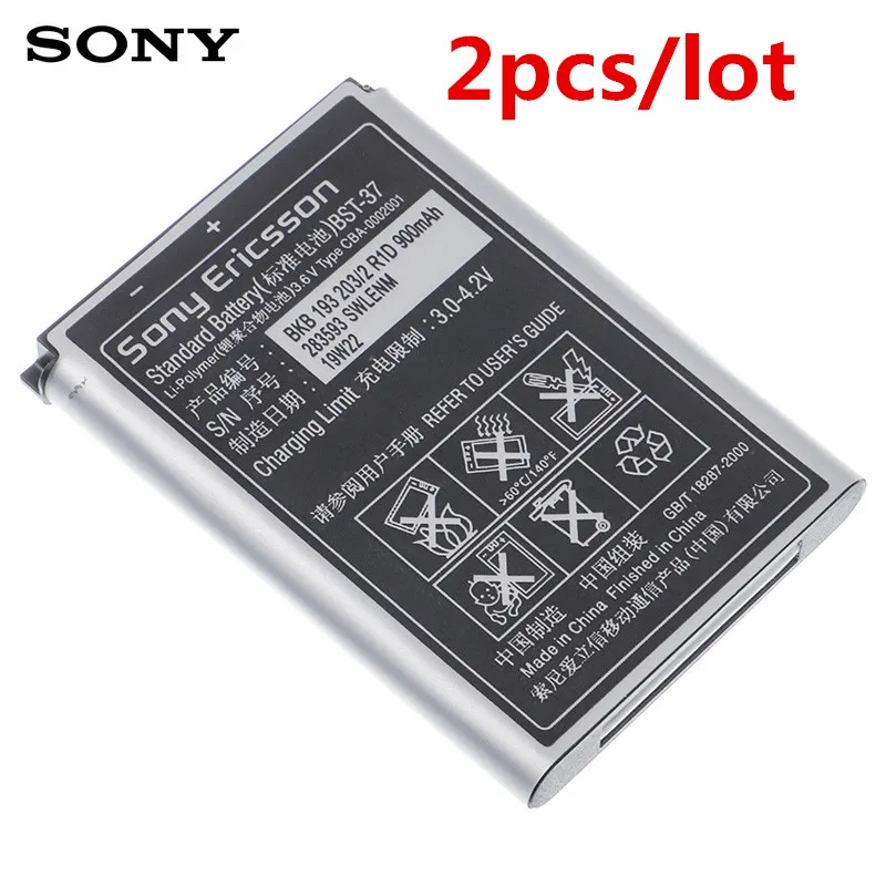 Аккумулятор Sony BST-37 для Ericsson J100i W550i K600i K758i Z300i W710i J220c K200c 2 шт./лот 900 мА · ч | Мобильные