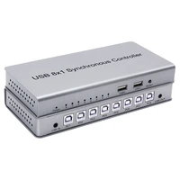 1x8 usb 2 0 kvm switch 8 port synchronous controller 8 pc ports input support ir