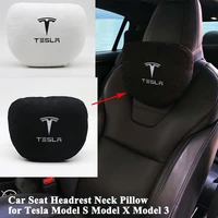 styling memory soft car tesla seat headrest neck pillow cushion protect for tesla model 3 model x model s model y accessories