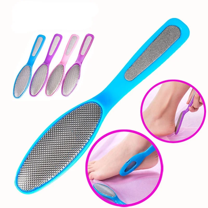 

2Pc Foot Rasp File Scrubber clean brush Grater Dry Rough Dead Skin Callus Remover Pedicure Nail Care clean Tool Bathroom supplie