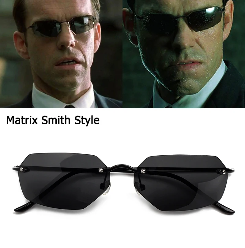 

JackJad Vintage Classic The Matrix Agent Smith Style Polarized Sunglasses Men Cool Rivets Brand Design Sun Glasses Oculos De Sol