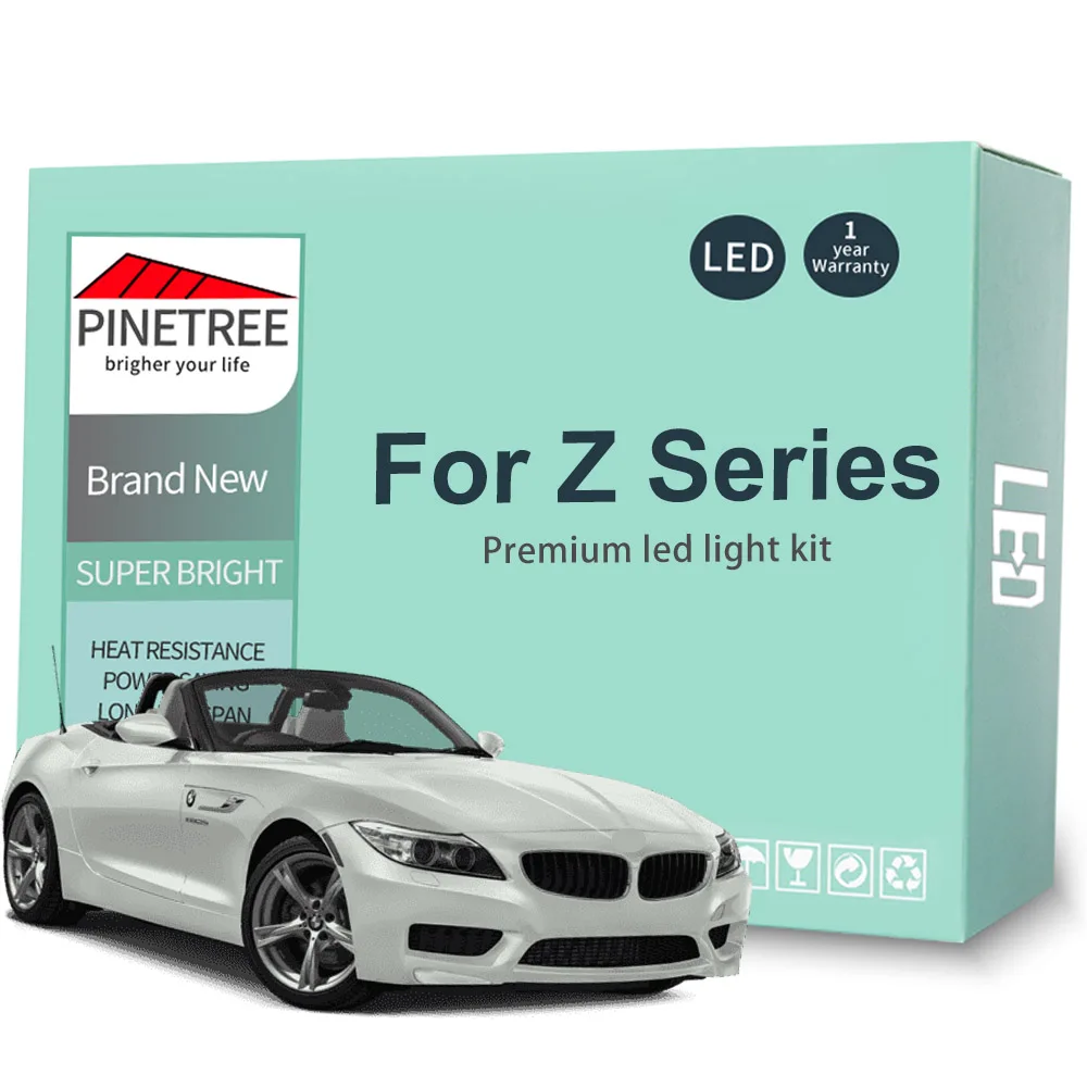 Car Led Interior Light Kit For BMW Z3 E36 Z4 E85 E86 E89 Coupe Convertible Led Bulbs Canbus No Error