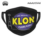 Маска для лица Klon Los Angeles, с логотипом радиостанции, мягкая, теплая