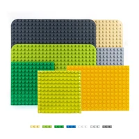 building blocks base plate diy big size compatible with classic base plates 19x19 144 dots idea toys for children kids gifts