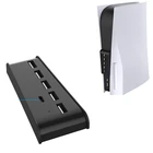 4 USB-порта, концентратор 2,0, 1 USB-порт для зарядки PS5, высокоскоростное зарядное устройство сплиттер контроллера, адаптер расширения для Playstation 5 DEUHD