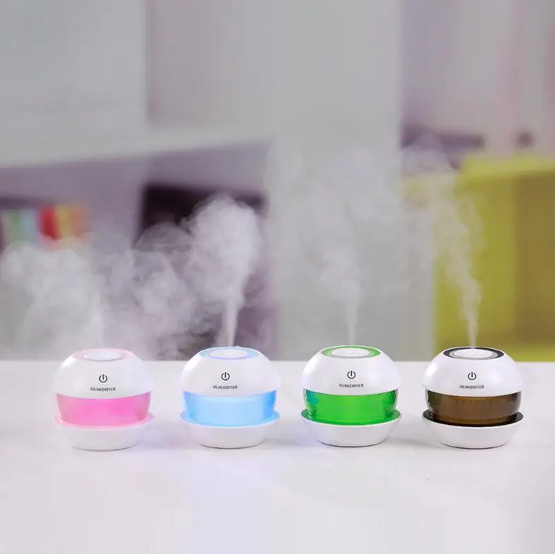 

New USB Air Ultrasonic Humidifier Magic Drill Mini Aroma Essential Oil Diffuser For Car Office Home SPA
