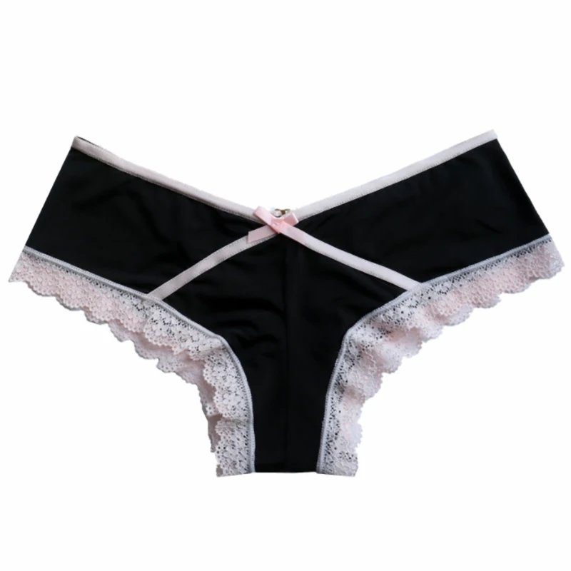 

TrowBridge Sweet Lace Women's Panties Sexy Bow Female Underwear Girls G-String Exotic Thongs Cozy Lingerie Soft Underpants Tanga