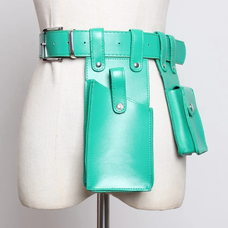 [EAM] Новинка 2021 года Сезон весна-лето Черная мини-сумка из искусственной кожи с