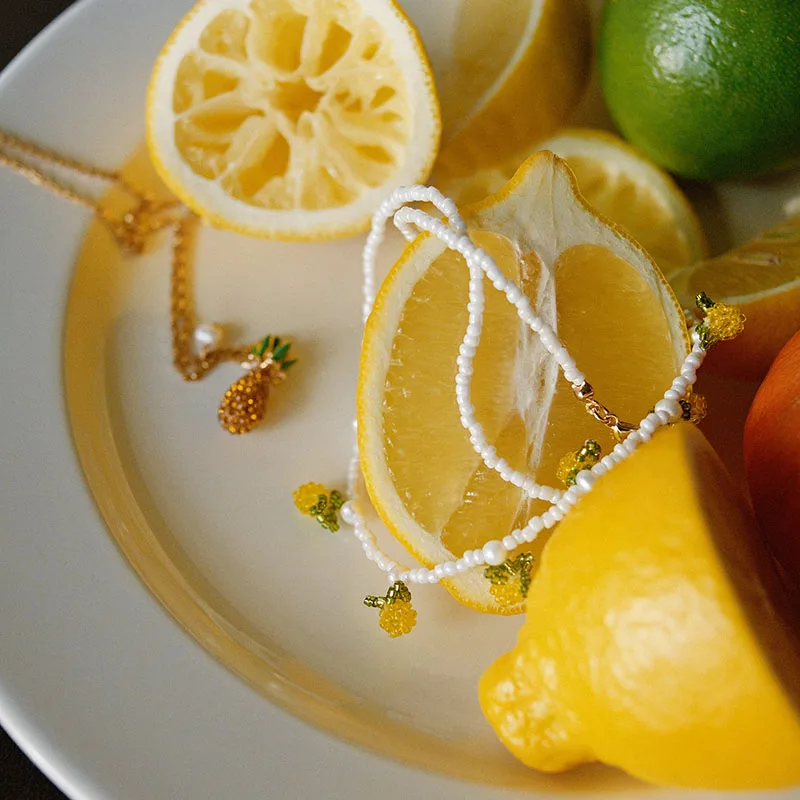 Женское ожерелье с подвеской ZA элегантное из розового Инкрустированного камня в