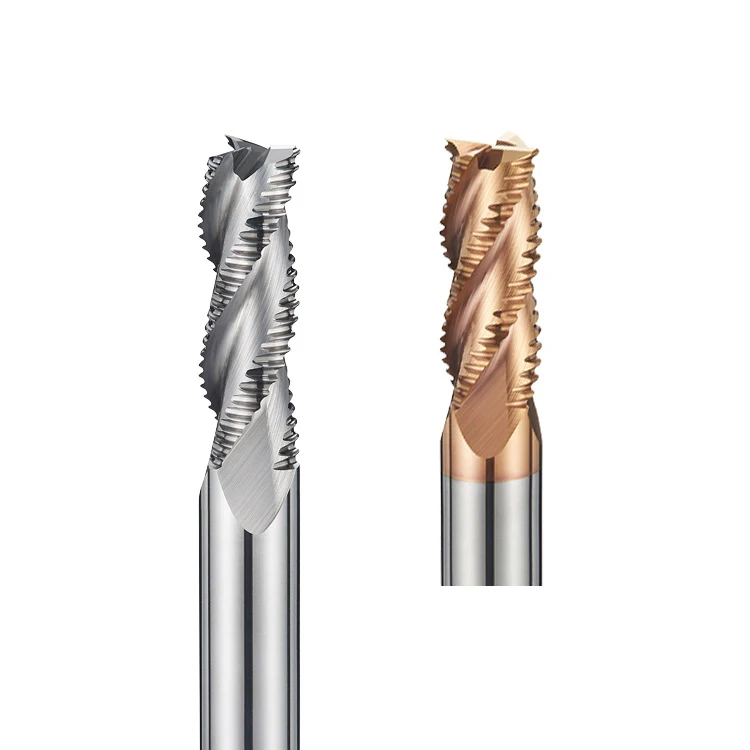 LIVTER 55HRC твердосплавный грубый Фрезерный резак многозубчатый высокоскоростной