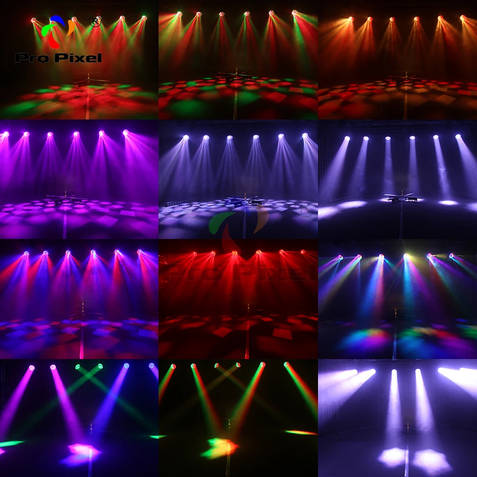 1 шт. подвижный светильник с большими пчелиными глазами 19x15 Вт RGBW 4-в-1 лучевой