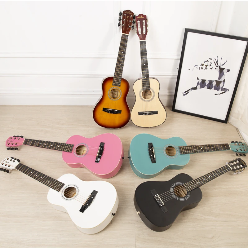 30 дюймов Акустическая гитара саундтрек гитара ar 6 string качество бука Студенческая использовать детская Гитара для начинающих развивающие игрушки подарки