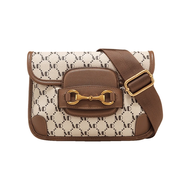 Ретро седло Письмо ПВХ печать известный дизайнер Кроссбоди широкий ремень