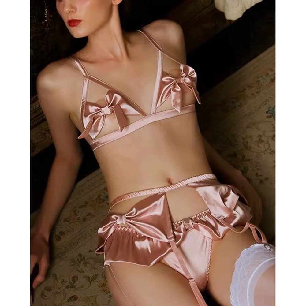 Эротическое нижнее белье, комплект, милая комбинация, мягкая пижама для девочек, косплей, наряды, порно, милые кружевные женские порно с оборками, сексуальные женские костюмы