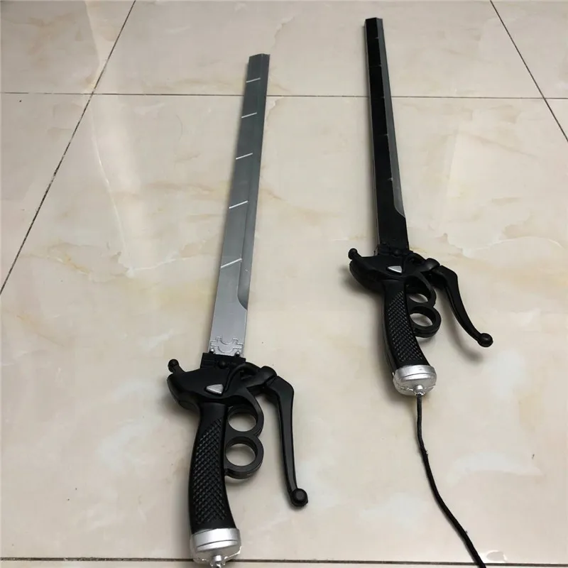

Attack on Titan Mikasa Ackerman Eren Jaeger Rival Ackerman Anime props cosplay weapon double handed sword blade free shipping