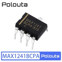 polouta max1241bcpa dip 8 in line 2 7v low power 12 bit serial adc diy acoustic components kits arduino nano integrated circuit