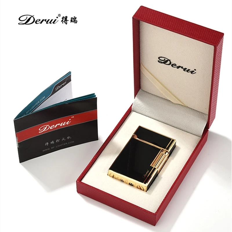 

New Bussiness Gas Lighter Compact Jet Butane Metal PING Bright Sound Cigar Cigarette Lighter Inflated Chirstmas Men Lighter Gift