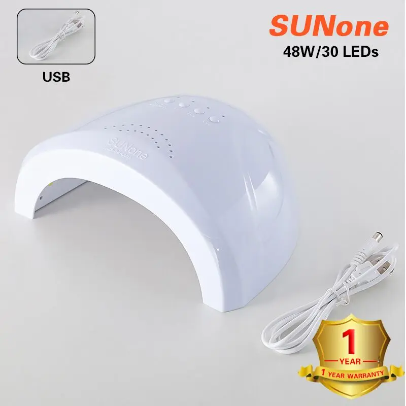 RainSolid Светодиодный УФ светильник SUNone 48 Вт лампа для ногтей сушилка 30 шт.