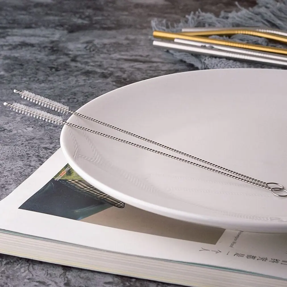 Регулируемая соломинка из нержавеющей стали горячая Распродажа 304 зеркальная