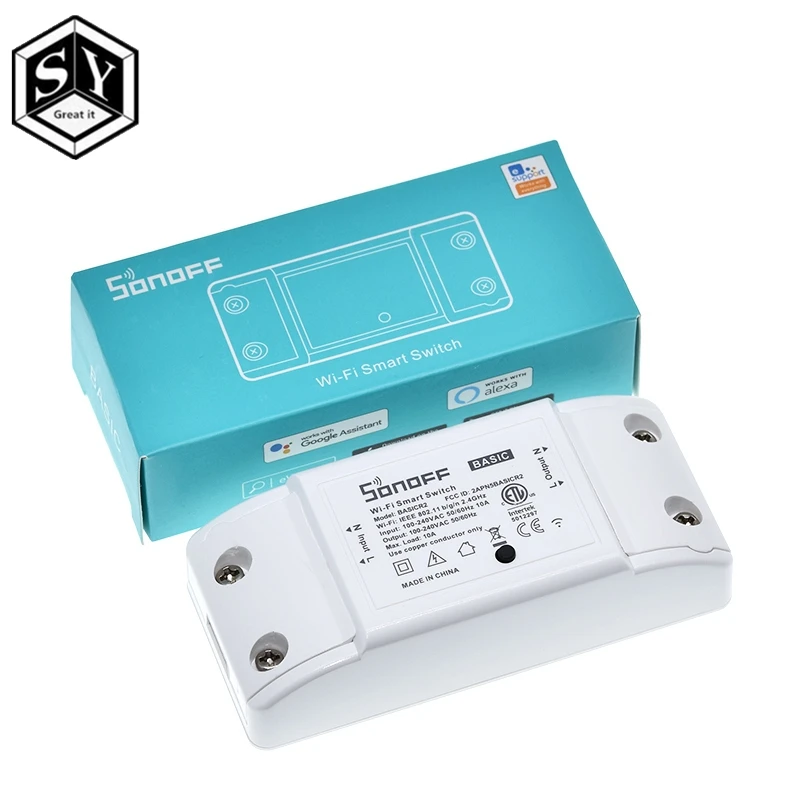 Умный светильник ключатель Itead Sonoff с поддержкой Wi Fi и Alexa|power module|bread boardmodule 5v |