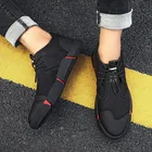 Мужские кожаные туфли-оксфорды, черные повседневные кроссовки на плоской подошве, большой размер, tyu78, 2019