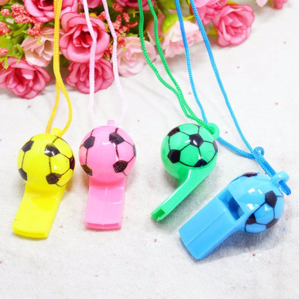 2PCS/lot Football Soccer Rugby Cheerleading Whistles Pea Fans Whistle Referee Sport Party Training School Colourful Random Color | Спорт и