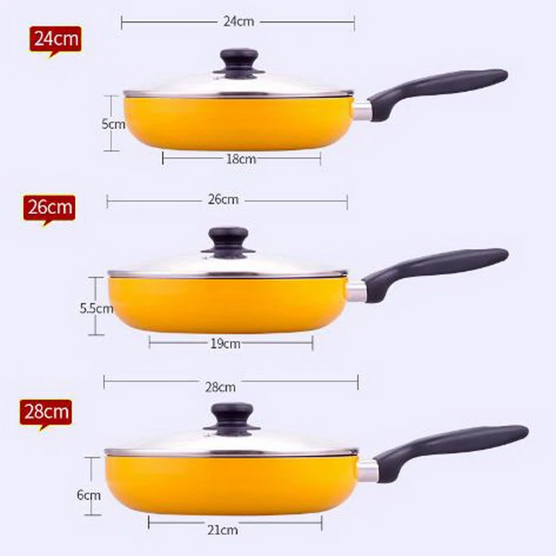 

Home steak frying pan/non-stick pan/No coating/No oil fumes /Evenly heated/ Energy saving/Easy to clean/Humanized handle/281110
