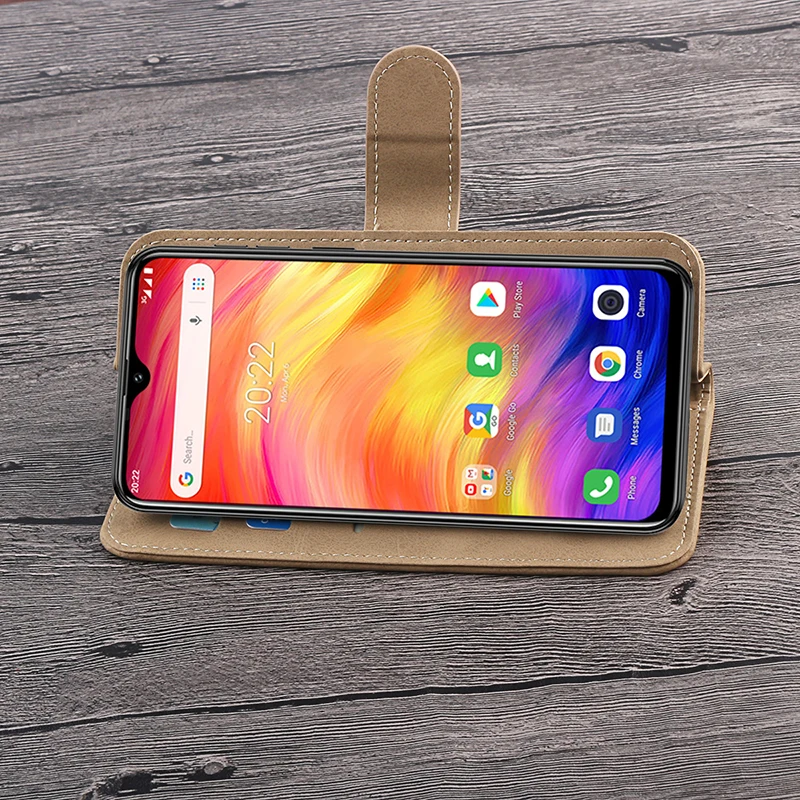 Alesser для Ulefone power 3L кожаный чехол откидная крышка с наклейкой защитный кармашком