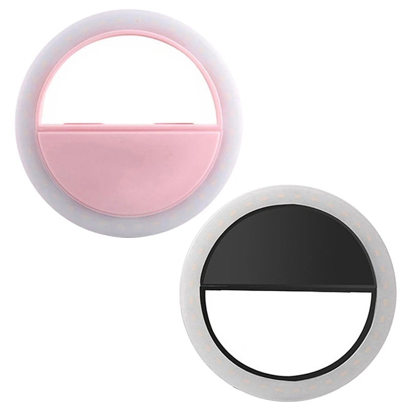 2 шт. портативная светодиодная кольцевая ламсветильник для селфи | Электроника