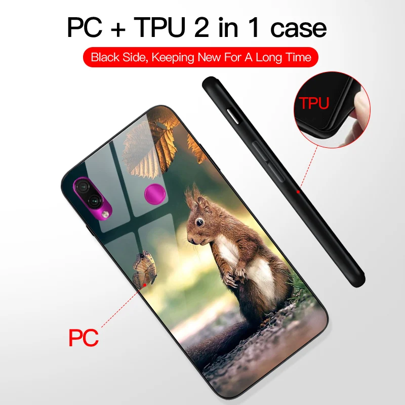Чехол с животными для телефона Xiaomi Redmi 7 9A 7A 8A 6A 5 Plus чехол Note 8 PRO 9 S 5A Prime T Mi A3 9T 10 Lite |