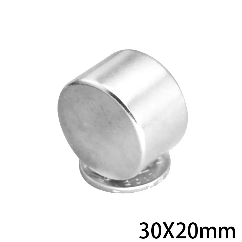 1/2/3/5 шт. 30x20 мм Сильный цилиндр редкоземельный магнит 30mmX20mm Круглые неодимовые