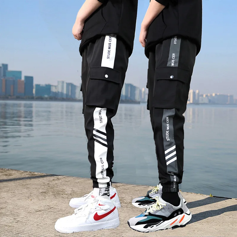 Брюки карго мужские в стиле хип хоп уличная одежда повседневные брюки султанки