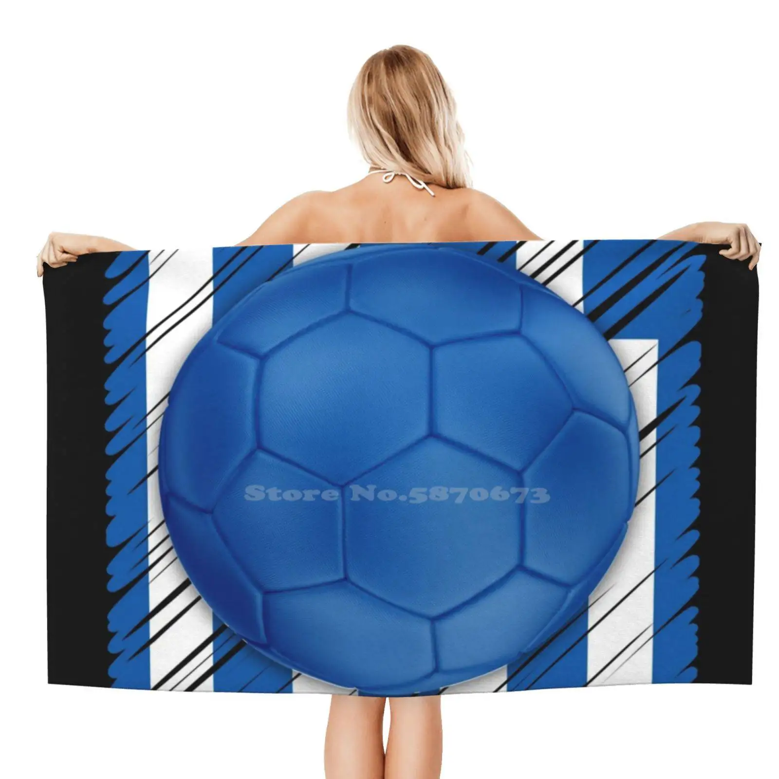 Греческий флаг страны футбола мягкая ткань из микрофибры полотенце для