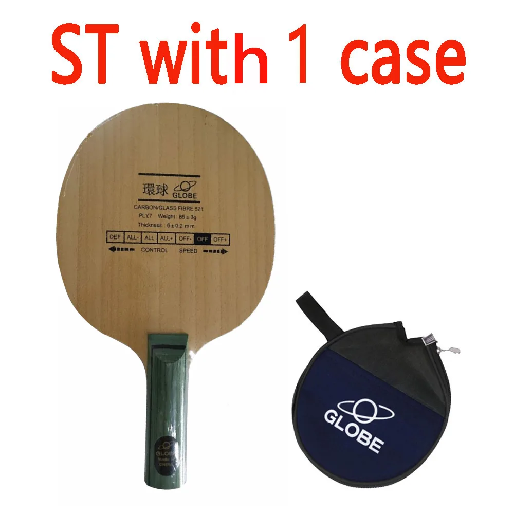 Глобус 521 настольный теннис/PingPong лезвие - Цвет: ST 1case
