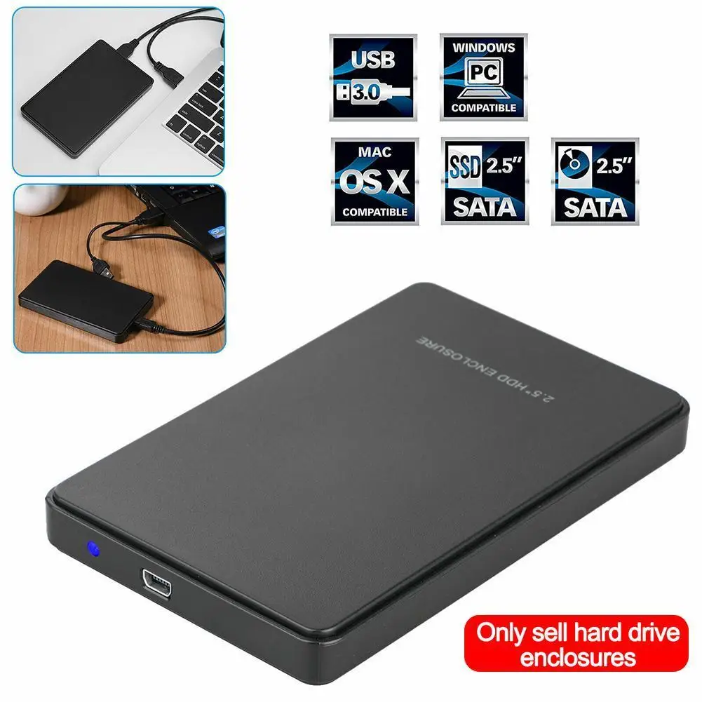 2 5 дюйма Жесткий диск SSD чехол Sata USB 3 0 адаптер Бесплатная Поддержка ОС Гбит/с