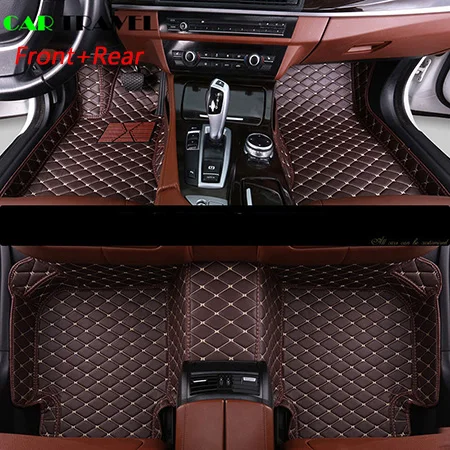 Coffee Кож специальные автомобильный коврик для Mazda все модели mazda 3, 5, 6, 8 лет, CX-5 CX-7 MX-5 CX-9 CX-4 atenza стайлинга автомобилей, автомобильные аксессуары - Название цвета: Coffee