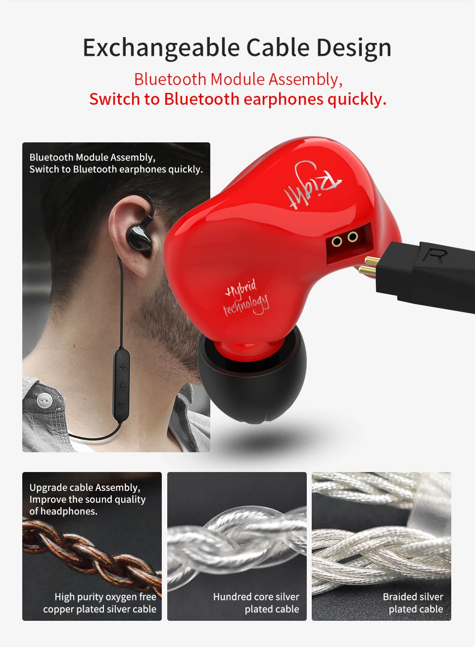 KZ ZS4 гибридная технология стерео наушники-вкладыши гарнитура арматура драйвер монитор наушники гарнитура ZS3 ES4 ED12 ZS6 ZST