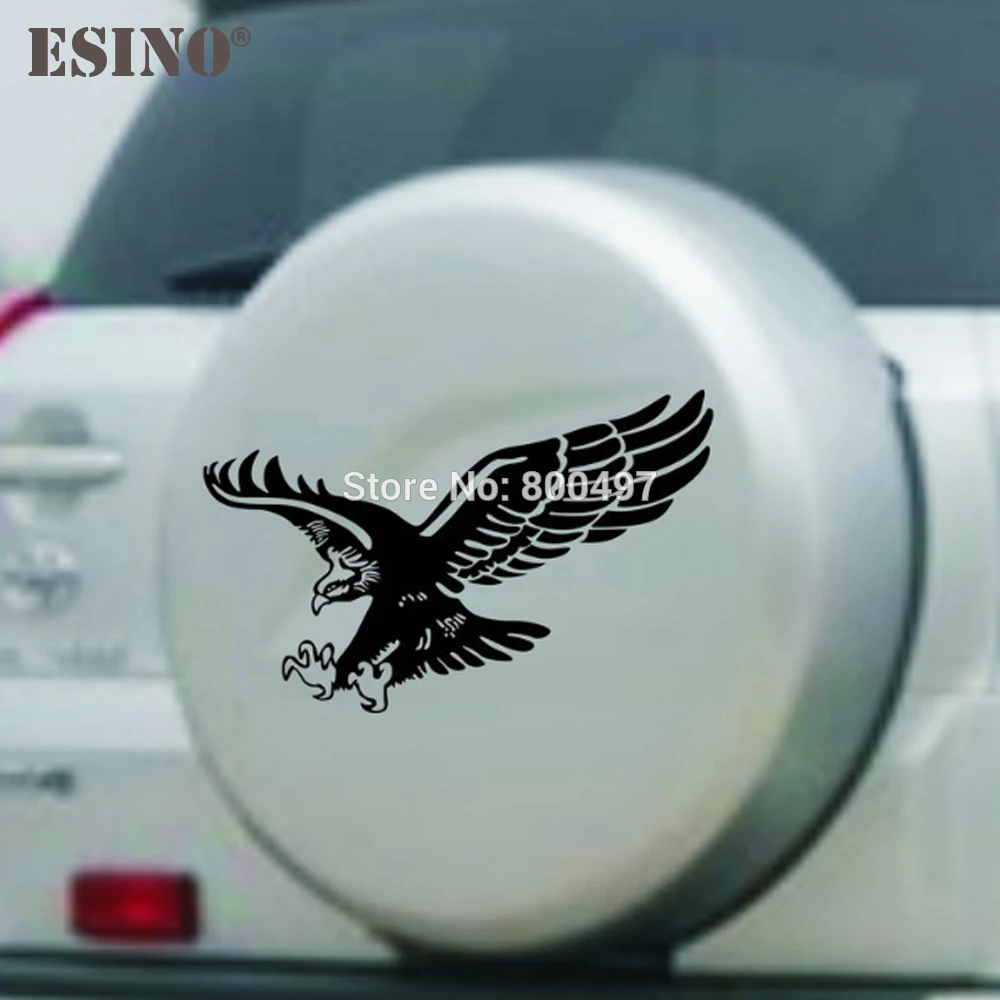 

Car Styling New Fashion Style Decoration Car Accessory Cartoon Eagle Hawk Creative Reflective Stickers Car Whole Body Decal