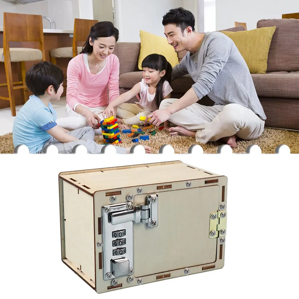 

Password Box DIY Kids Science School Projects Experiment Kits Science Toys For Children Boys STEM Educational Toys Brinquedos