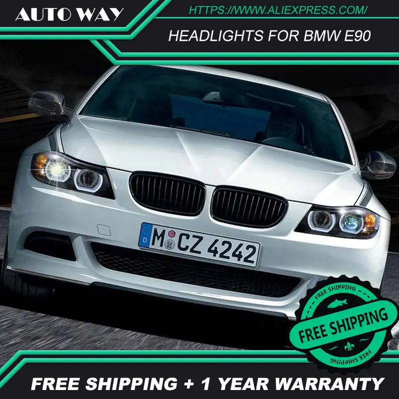 Автомобильный Стайлинг HID светодиодный чехол для фары BMW E90 330I 320I 318i 2005 2011