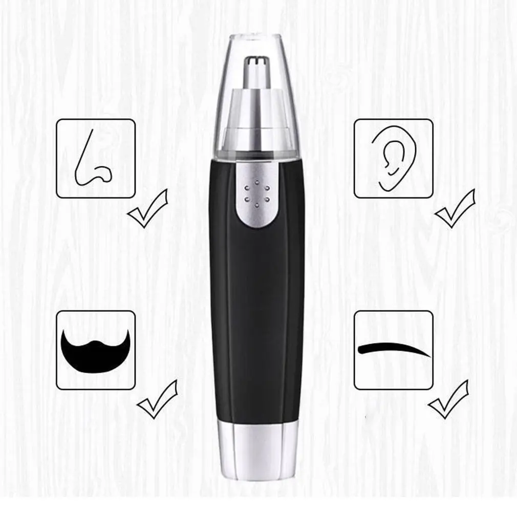 Electric Nose Hair Trimmer Implement Shaver Clipper Ear Neck Eyebrow Man Woman Clean Razor Remover Kit | Красота и здоровье